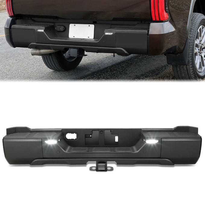 Primered Black Rear Bumper <br>22-26 Toyota Tundra