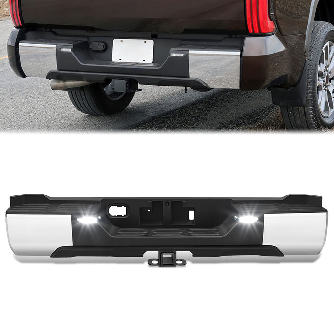 Polished Chrome Rear Bumper <br>22-26 Toyota Tundra