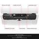 Primered Black Rear Bumper w/Parking Sensor Holes<br>22-26 Toyota Tundra