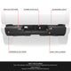 Primered Black Rear Bumper w/o Tow Package<br>22-26 Toyota Tundra