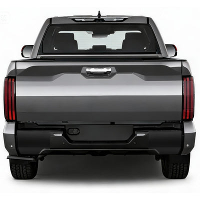 Black Rear Bumper w/o Tow Package w/Park Sensor Holes<br>22-26 Toyota Tundra