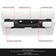 Chrome Rear Bumper w/o Tow Package w/Park Sensor Holes<br>22-26 Toyota Tundra