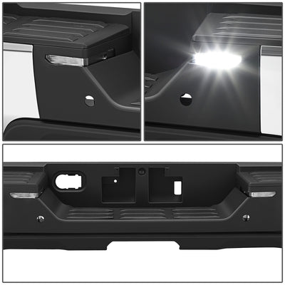 Chrome Rear Bumper w/o Tow Package w/Park Sensor Holes<br>22-26 Toyota Tundra