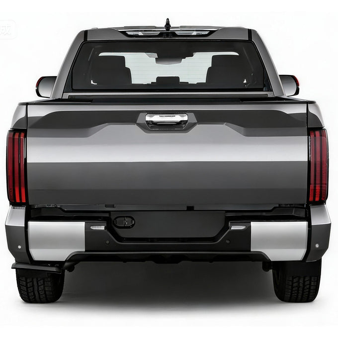 Chrome Rear Bumper w/o Tow Package w/Park Sensor Holes<br>22-26 Toyota Tundra