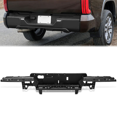 Primered Black Rear Bumper Face Bar<br>22-26 Toyota Tundra
