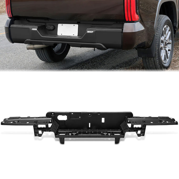 Primered Black Rear Bumper Face Bar<br>22-26 Toyota Tundra