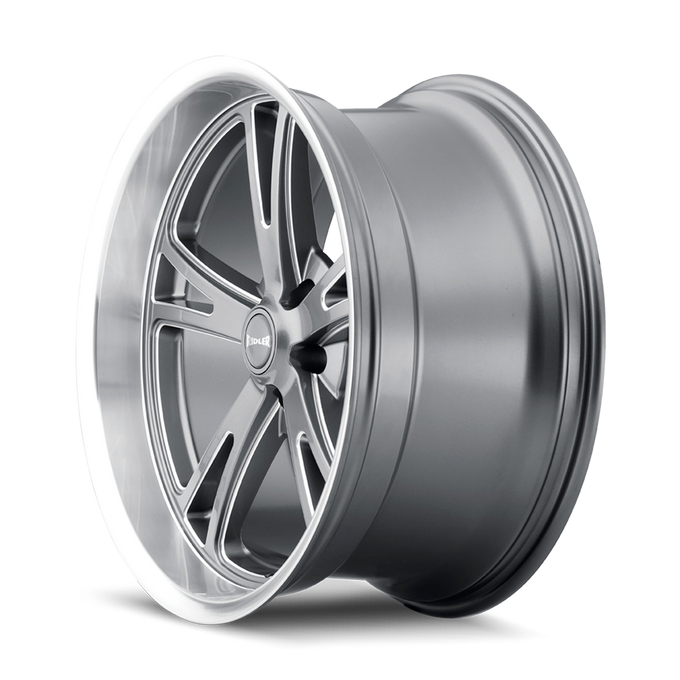 Style 606 20x10 in Gloss Grey Machined Wheel <br> 5x120.65 Bolt Pattern / 0 mm Offset / 83.82 mm Hub