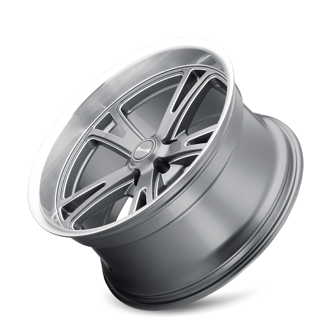 Style 606 20x8.5 in Gloss Grey Machined Wheel <br> 5x127 Bolt Pattern / 0 mm Offset / 83.82 mm Hub