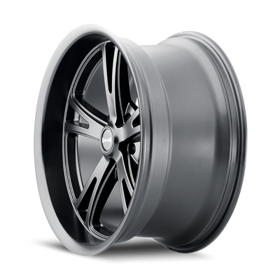 Style 606 20x9 in Matte Black Wheel <br> 5x115 Bolt Pattern / 18 mm Offset / 72.62 mm Hub