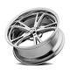 Style 606 18x9.5 in Chrome Wheel <br> 5x120.65 Bolt Pattern / 0 mm Offset / 83.82 mm Hub
