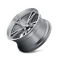 Style 606 18x9.5 in Gloss Grey Machined Wheel <br> 5x127 Bolt Pattern / 0 mm Offset / 83.82 mm Hub
