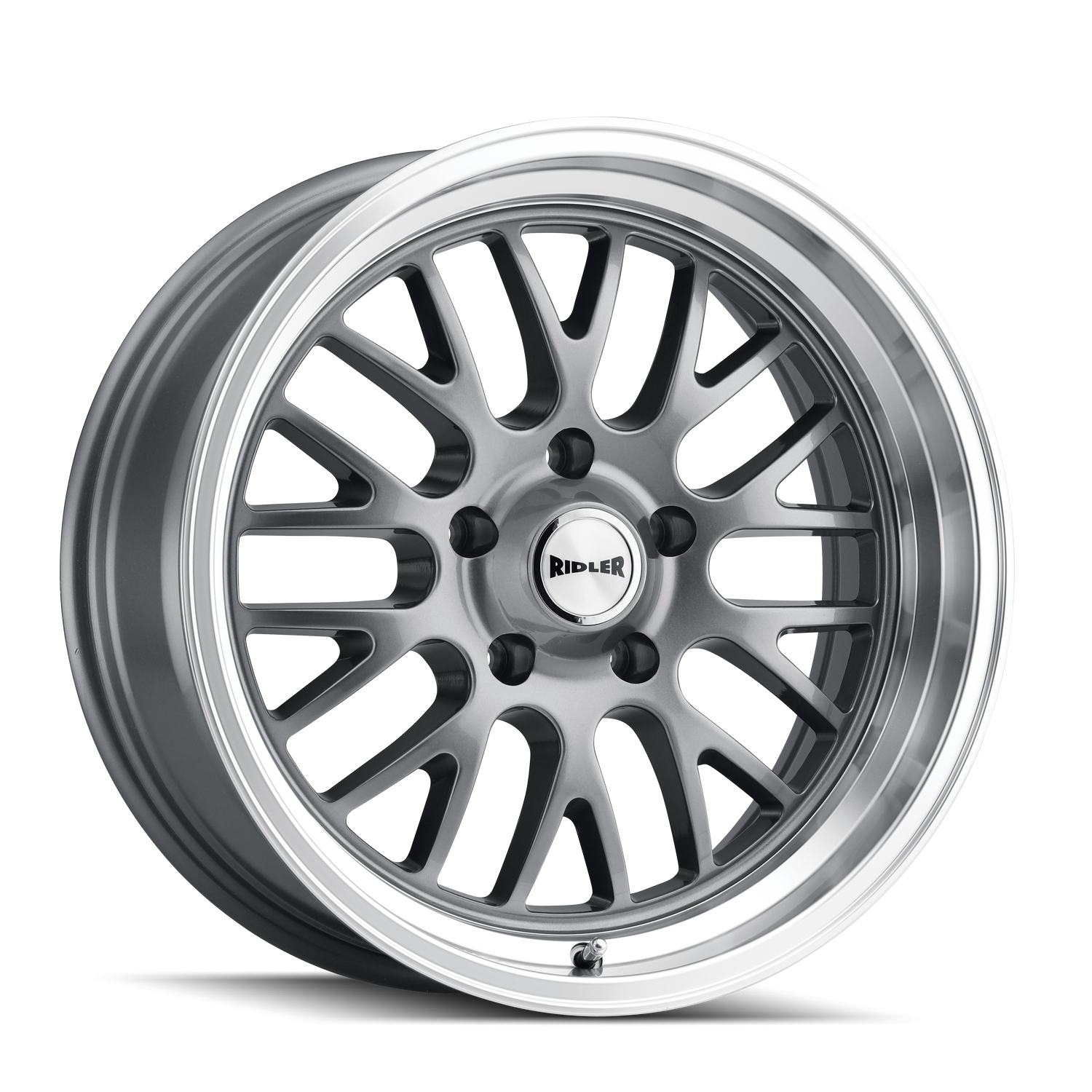 Style 607 20x10 in Gloss Grey Machined Wheel <br> 5x120.65 Bolt Pattern / 0 mm Offset / 83.82 mm Hub
