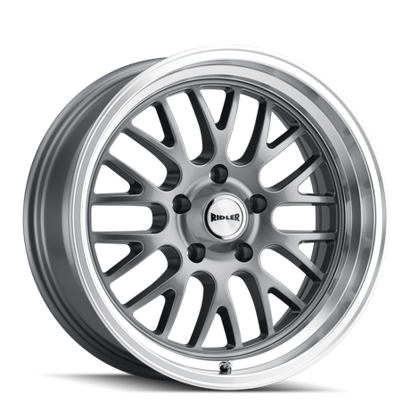 Style 607 20x10 in Gloss Grey Machined Wheel <br> 5x120.65 Bolt Pattern / 0 mm Offset / 83.82 mm Hub