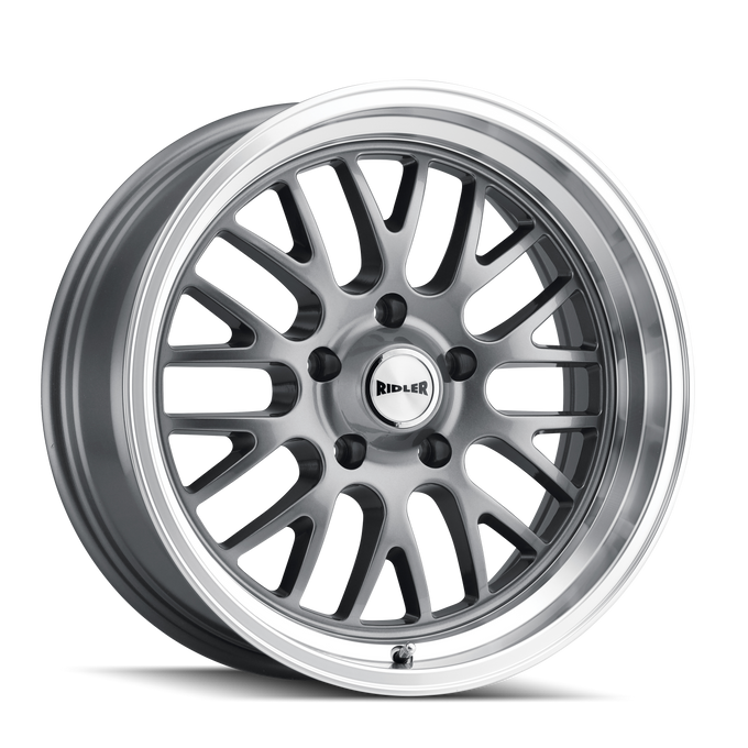 Style 607 20x10 in Gloss Grey Machined Wheel <br> 5x127 Bolt Pattern / 0 mm Offset / 83.82 mm Hub