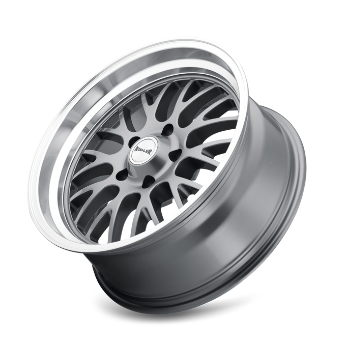 Style 607 20x10 in Gloss Grey Machined Wheel <br> 5x127 Bolt Pattern / 0 mm Offset / 83.82 mm Hub