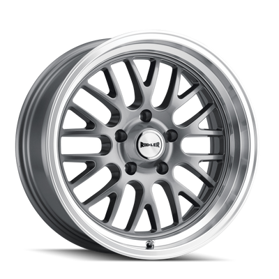 Style 607 20x8.5 in Gloss Grey Machined Wheel <br> 5x120.65 Bolt Pattern / 0 mm Offset / 83.82 mm Hub