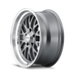 Style 607 20x8.5 in Gloss Grey Machined Wheel <br> 5x127 Bolt Pattern / 0 mm Offset / 83.82 mm Hub