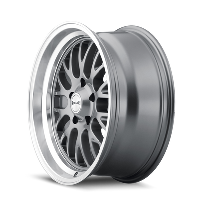 Style 607 20x8.5 in Gloss Grey Machined Wheel <br> 5x127 Bolt Pattern / 0 mm Offset / 83.82 mm Hub