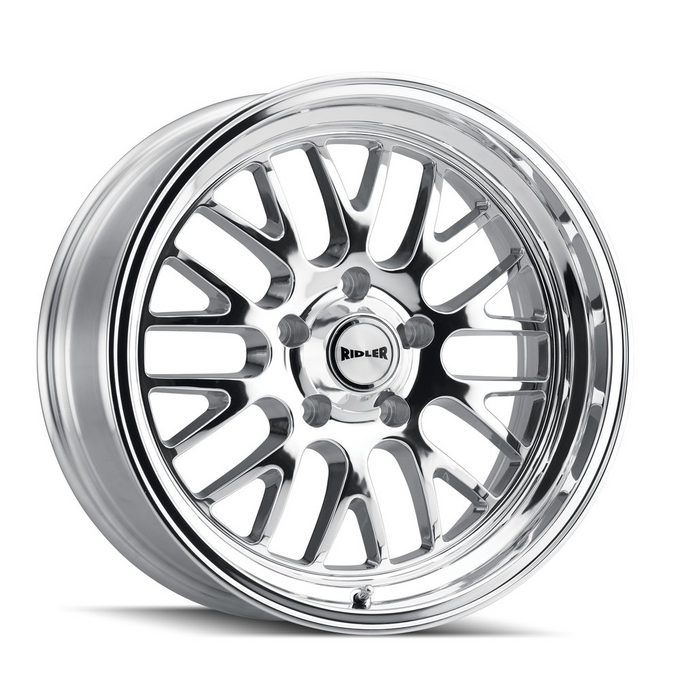 Style 607 20x8.5 in Polished Wheel <br> 5x127 Bolt Pattern / 0 mm Offset / 83.82 mm Hub