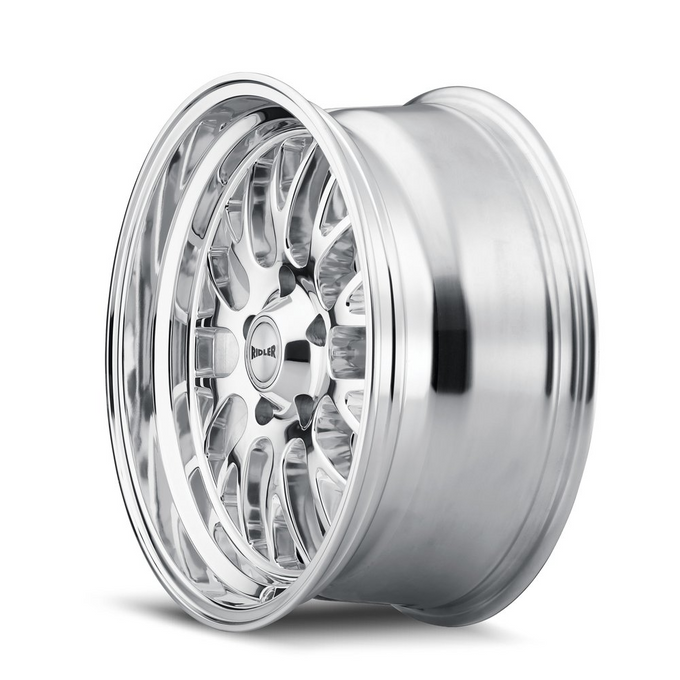Style 607 20x8.5 in Polished Wheel <br> 5x127 Bolt Pattern / 0 mm Offset / 83.82 mm Hub