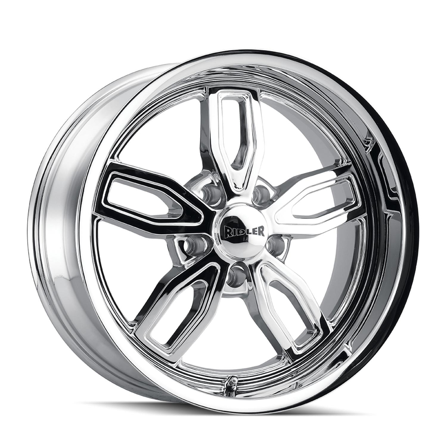 Style 608 20x8.5 in Chrome Wheel <br> 5x127 Bolt Pattern / 0 mm Offset / 78.3 mm Hub