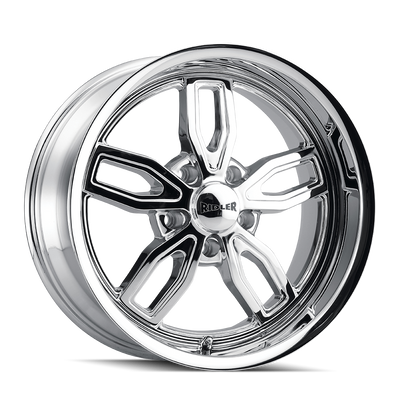 Style 608 20x8.5 in Chrome Wheel <br> 5x127 Bolt Pattern / 0 mm Offset / 78.3 mm Hub