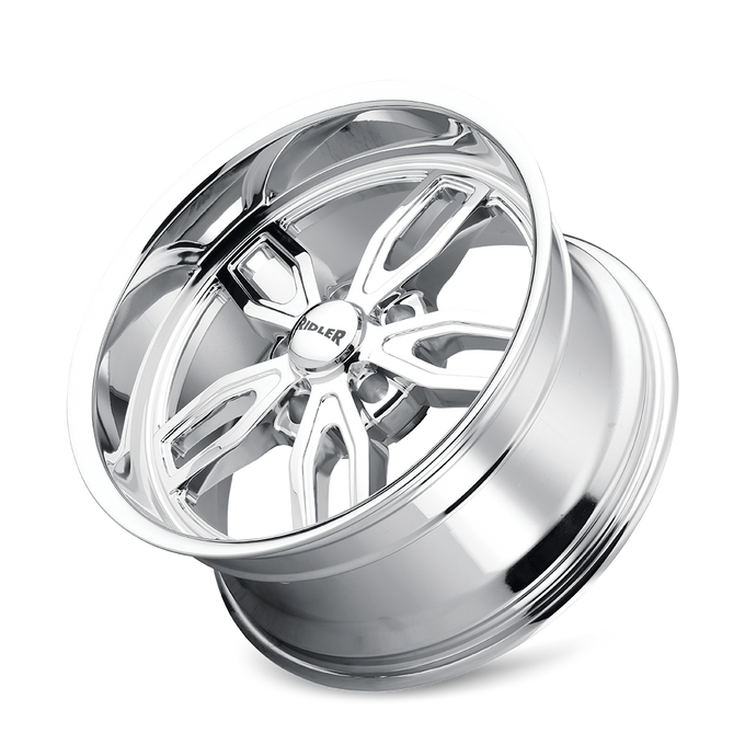 Style 608 20x8.5 in Chrome Wheel <br> 5x127 Bolt Pattern / 0 mm Offset / 78.3 mm Hub