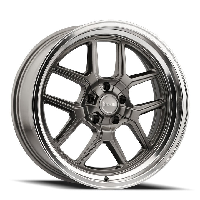 Style 610 20x8.5 in Gloss Grey Polished Wheel <br> 5x127 Bolt Pattern / 0 mm Offset / 83.82 mm Hub