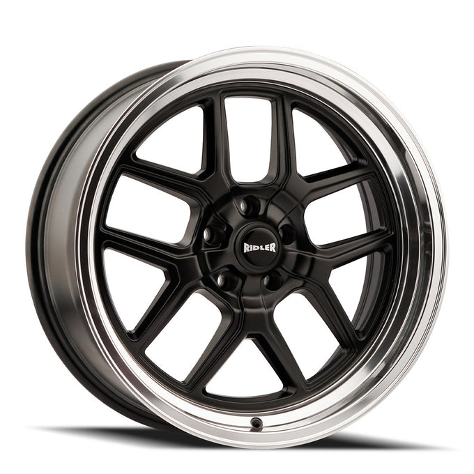 Style 610 20x8.5 in Matte Black Polished Wheel <br> 5x127 Bolt Pattern / 0 mm Offset / 83.82 mm Hub