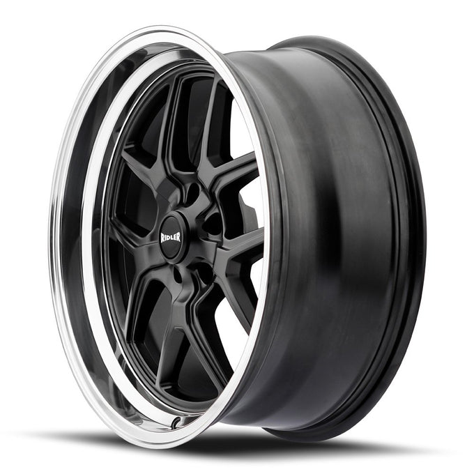 Style 610 20x8.5 in Matte Black Polished Wheel <br> 5x127 Bolt Pattern / 0 mm Offset / 83.82 mm Hub