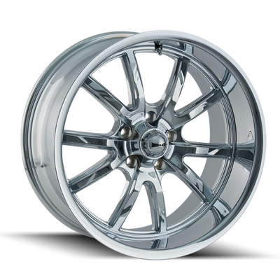 Style 650 20x8.5 in Chrome Wheel <br> 5x127 Bolt Pattern / 0 mm Offset / 83.82 mm Hub