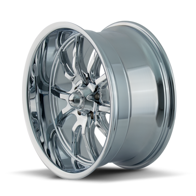Style 650 20x8.5 in Chrome Wheel <br> 5x127 Bolt Pattern / 0 mm Offset / 83.82 mm Hub