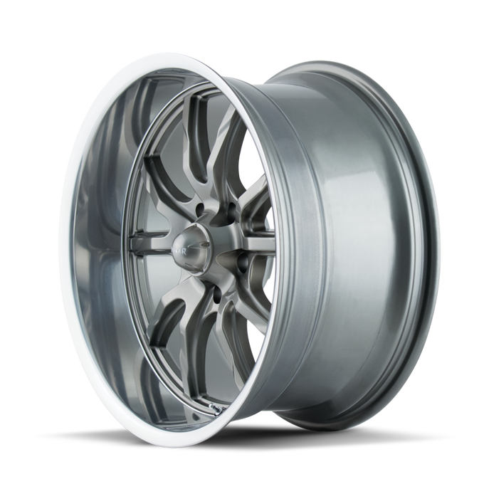 Style 650 20x8.5 in Gloss Grey Polished Wheel <br> 5x127 Bolt Pattern / 0 mm Offset / 83.82 mm Hub