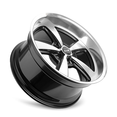 20x10 in Gloss Black w/Diamond Cut Face & Lip Wheel <br> 5x120.65 Bolt Pattern / 0 mm Offset / 83.82 mm Hub