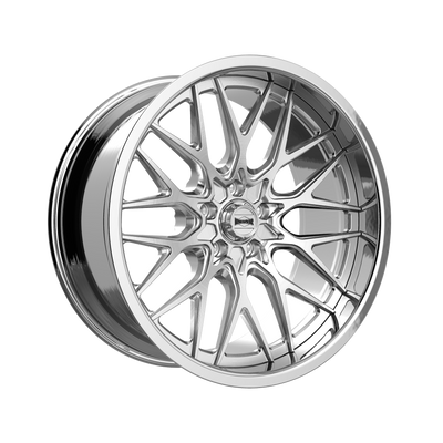 Style 681 22x10.5 in Brushed w/Polished Lip Wheel <br> 5x120.65 BP / 10mm Offset / 83.82mm Hub
