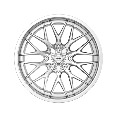 Style 681 22x9 in Brushed w/Polished Lip Wheel <br> 5x120.65 Bolt Pattern / 0 mm Offset / 83.82 mm Hub
