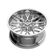 Style 681 22x9 in Brushed w/Polished Lip Wheel <br> 5x127 Bolt Pattern / 0 mm Offset / 83.82 mm Hub