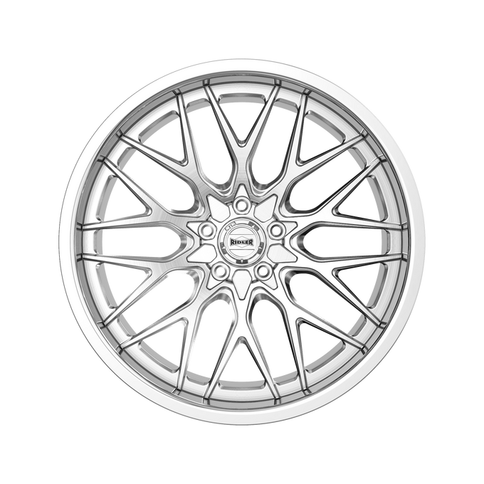 Style 681 22x9 in Brushed w/Polished Lip Wheel <br> 5x127 Bolt Pattern / 0 mm Offset / 83.82 mm Hub