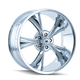 Style 695 20x10 in Chrome Wheel <br> 5x120.65 Bolt Pattern / 0 mm Offset / 83.82 mm Hub