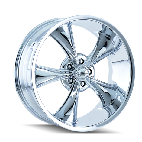 Style 695 18x8 in Chrome Wheel <br> 5x127 Bolt Pattern / 0 mm Offset / 83.82 mm Hub