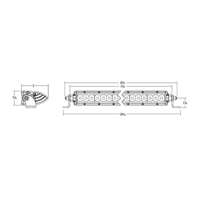 6 In. SR-Series Selective Yellow Fog Light Light Kit <br> 22-23 Toyota Tundra