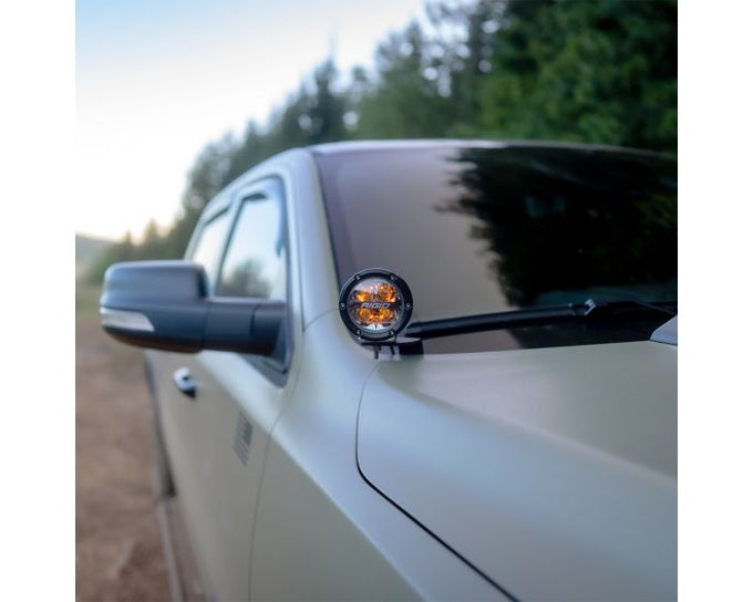 A-Pillar LED Light Mounts <br> 19-24 Dodge Ram 1500