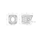 Pair Revolve Pod Lights w/Amber Backlight <br> Universal