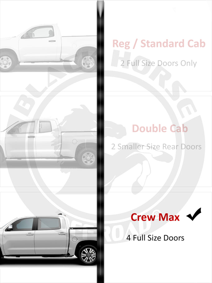 Cutlass Running Boards <br>22-24 Toyota Tundra