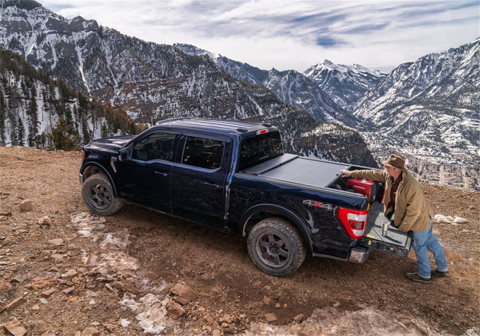A-Series Locking Retractable Truck Bed Cover<br> 21-25 Ford F-150 6ft. 7in. Bed