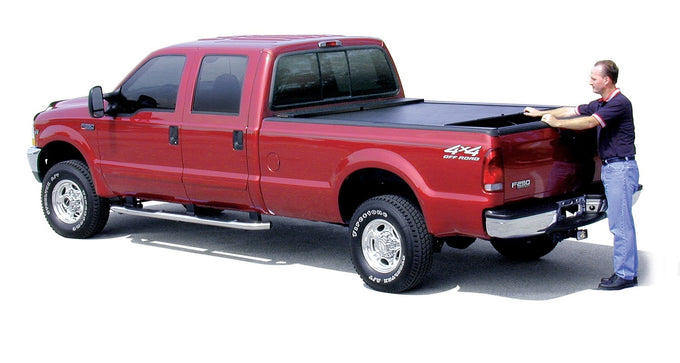 M-Series Locking Retractable Truck Bed Cover<br> 99-07 Ford F-250, F-350 8 Ft. Bed