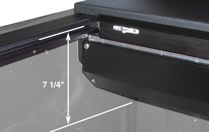 M-Series Locking Retractable Truck Bed Cover<br> 19-23 Ford Ranger 5.0 Ft. Bed