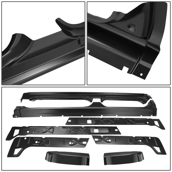 Stamped Steel Weld On Rocker Panels w/Cab Corner<br>01-07 Chevy Silverado GMC Sierra 1500-3500, Classic