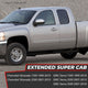 Stamped Steel Weld On Rocker Panels<br>99-19 Chevy Silverado, 99-18 GMC Sierra 1500