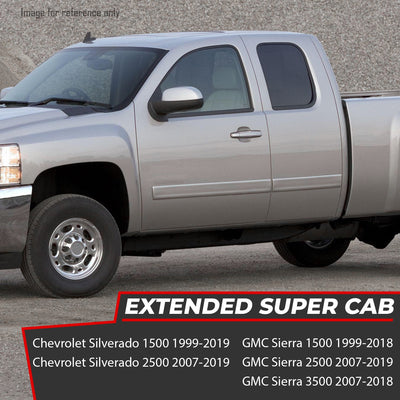Stamped Steel Weld On Rocker Panels<br>99-19 Chevy Silverado, 99-18 GMC Sierra 1500
